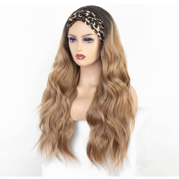 Blonde Headband Wigs Hair Wig - Picture 1 of 5
